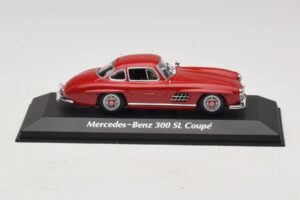 Mercedes 300 SL W198 Rdeč Maxichamps 1:43 940039001 Kovina