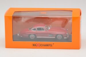 Mercedes 300 SL W198 Rdeč Maxichamps 1:43 940039001 Kovina – slika 5 od 5