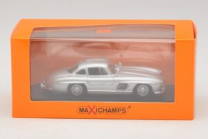 Mercedes 300 SL W198 Srebrn Maxichamps 1:43 940039000 Kovina – slika 5 od 5