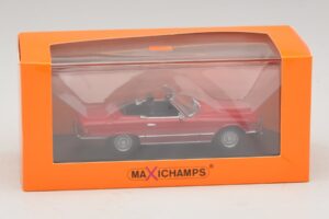 Mercedes 350 SL R107 Rdeč Maxichamps 1:43 940033432 Diecast – slika 5 od 5