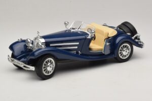 Mercedes 500K Roadster Moder Bburago 1:20 3070 Kovina – slika 2 od 8