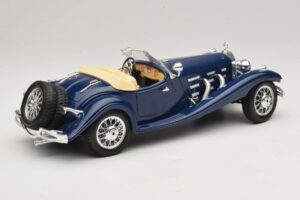 Mercedes 500K Roadster Moder Bburago 1:20 3070 Kovina – slika 3 od 8