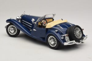 Mercedes 500K Roadster Moder Bburago 1:20 3070 Kovina – slika 5 od 8