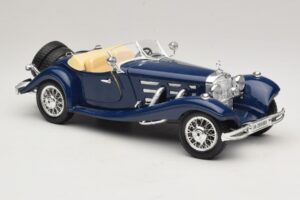 Mercedes 500K Roadster Moder Bburago 1:20 3070 Kovina – slika 6 od 8