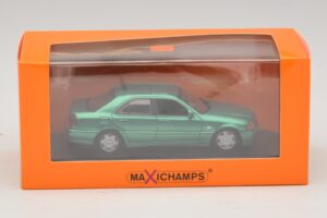 Mercedes C-Class W202 Zelena Metalik Maxichamps 1:43 940037061 Diecast – slika 5 od 5