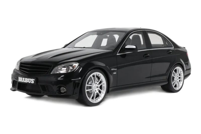 Mercedes C63 AMG W204 Brabus B63S Obsidian Black GT Spirit 1:18 GT582 Smola