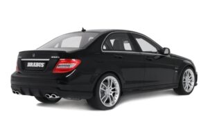 Mercedes C63 AMG W204 Brabus B63S Obsidian Black GT Spirit 1:18 GT582 Smola – slika 2 od 5
