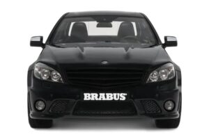 Mercedes C63 AMG W204 Brabus B63S Obsidian Black GT Spirit 1:18 GT582 Smola – slika 4 od 5