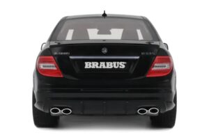 Mercedes C63 AMG W204 Brabus B63S Obsidian Black GT Spirit 1:18 GT582 Smola – slika 5 od 5