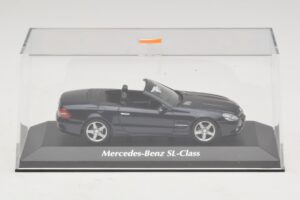 Mercedes SL R230 Modra Metalik Maxichamps 1:43 940037531 Diecast – slika 4 od 5