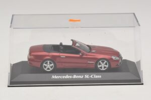 Mercedes SL R230 Rdeča Metalik Maxichamps 1:43 940037530 Diecast – slika 4 od 5