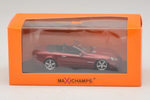 Mercedes SL R230 Rdeča Metalik Maxichamps 1:43 940037530 Diecast – slika 5 od 5