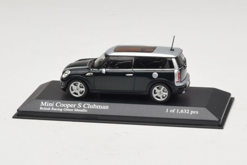 Mini Cooper S Clubman R55 Zelen Srebrn Minichamps 1:43 431138670 Diecast