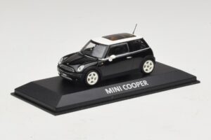 Mini Cooper S R53 Črn S Panoramsko Streho Minichamps 1:43 MINI022 Kovina – slika 2 od 4
