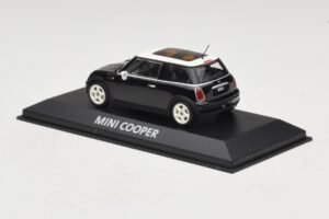 Mini Cooper S R53 Črn S Panoramsko Streho Minichamps 1:43 MINI022 Kovina – slika 3 od 4