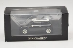 Mini Cooper S R53 Črn S Panoramsko Streho Minichamps 1:43 MINI022 Kovina – slika 4 od 4