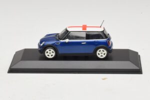 Mini Cooper S R53 Moder Z Angleško Zastavo Minichamps 1:43 MINI012 Diecast