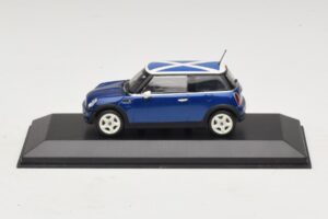 Mini Cooper S R53 Moder S Škotsko Zastavo Minichamps 1:43 MINI016 Diecast