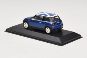 Mini Cooper S R53 Moder S Škotsko Zastavo Minichamps 1:43 MINI016 Diecast – slika 3 od 5