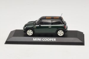Mini Cooper S R53 Temno Zelen S Črno Streho Minichamps 1:43 MINI023 Kovina