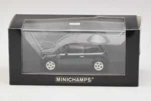 Mini Cooper S R53 Temno Zelen S Črno Streho Minichamps 1:43 MINI023 Kovina – slika 5 od 5