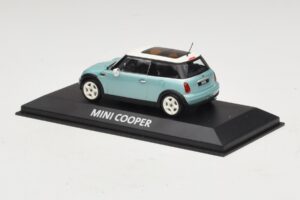 Mini Cooper S R53 Svetlo Moder Metalik S Panoramsko Streho Minichamps 1:43 MINI018 Diecast – slika 3 od 4