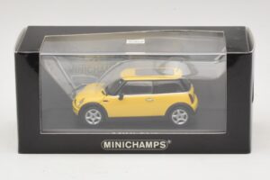 Mini Cooper S R53 Liquid Yellow S Panoramsko Streho Minichamps 1:43 MINI013 Kovina – slika 4 od 4
