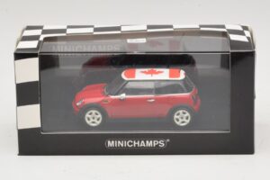 Mini Cooper S R53 Rdeč S Kanadsko Zastavo Minichamps 1:43 MINI017 Diecast – slika 5 od 5