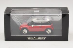 Mini Cooper S R53 Rdeč S Panoramsko Streho Minichamps 1:43 MINI024 Diecast – slika 5 od 5