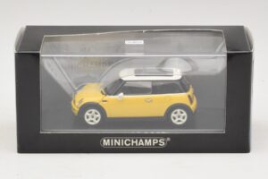 Mini Cooper S R53 Rumen Z Rumeno Panoramsko Streho Minichamps 1:43 MINI029 Kovina – slika 4 od 4