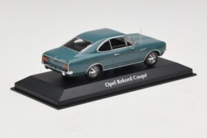 Opel Rekord C Kupe Modr Maxichamps 1:43 940046121 Diecast – slika 2 od 5