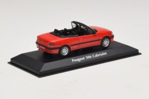 Peugeot 306 Kabriolet Rdeč Maxichamps 1:43 940112830 Diecast – slika 2 od 5