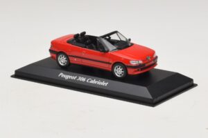 Peugeot 306 Kabriolet Rdeč Maxichamps 1:43 940112830 Diecast – slika 3 od 5