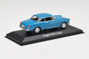 Peugeot 404 Kupe Modra Maxichamps 1:43 940112921 Kovina – slika 2 od 5