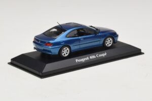 Peugeot 406 Coupe Modra Metalik Maxichamps 1:43 940112620 Diecast – slika 2 od 5
