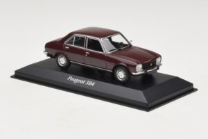 Peugeot 504 Temno Rdeča Maxichamps 1:43 940112500 Kovina – slika 3 od 5
