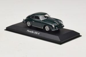 Porsche 356A Temno Zelen Maxichamps 1:43 940064220 Kovina – slika 3 od 5