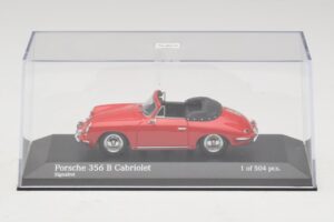 Porsche 356 B Kabriolet Rdeč Minichamps 1:43 400064331 Kovina – slika 4 od 5