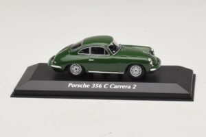 Porsche 356C Carrera 2 Temno Zelen Maxichamps 1:43 940062360 Diecast