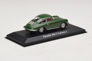 Porsche 356C Carrera 2 Temno Zelen Maxichamps 1:43 940062360 Diecast – slika 2 od 5