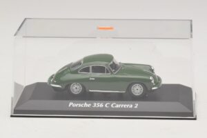 Porsche 356C Carrera 2 Temno Zelen Maxichamps 1:43 940062360 Diecast – slika 4 od 5
