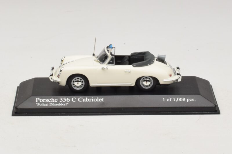 Porsche 356C Kabriolet Polizei Dusseldorf Minichamps 1:43 430062391 Kovina