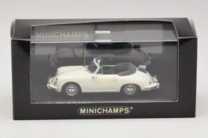 Porsche 356C Kabriolet Polizei Dusseldorf Minichamps 1:43 430062391 Kovina – slika 5 od 5