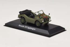 Porsche 597 Jagdwagen Oljčno Zelena Maxichamps 1:43 940065300 Kovina – slika 3 od 5