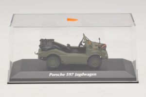 Porsche 597 Jagdwagen Oljčno Zelena Maxichamps 1:43 940065300 Kovina – slika 4 od 5
