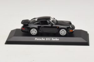 Porsche 911 964 Turbo Črn Maxichamps 1:43 940069101 Kovina