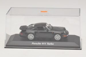 Porsche 911 964 Turbo Črn Maxichamps 1:43 940069101 Kovina – slika 4 od 5