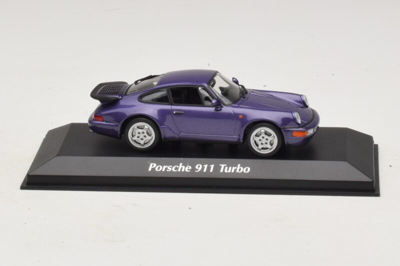 Porsche 911 964 Turbo Vijolična Metalik Maxichamps 1:43 940069100 Kovina