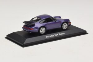 Porsche 911 964 Turbo Vijolična Metalik Maxichamps 1:43 940069100 Kovina – slika 2 od 5