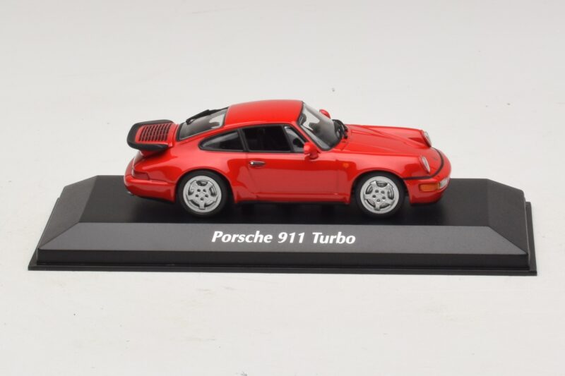 Porsche 911 964 Turbo Rdeč Maxichamps 1:43 940069102 Kovina